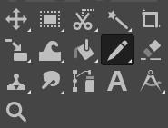 Incomprehensible gimp icons